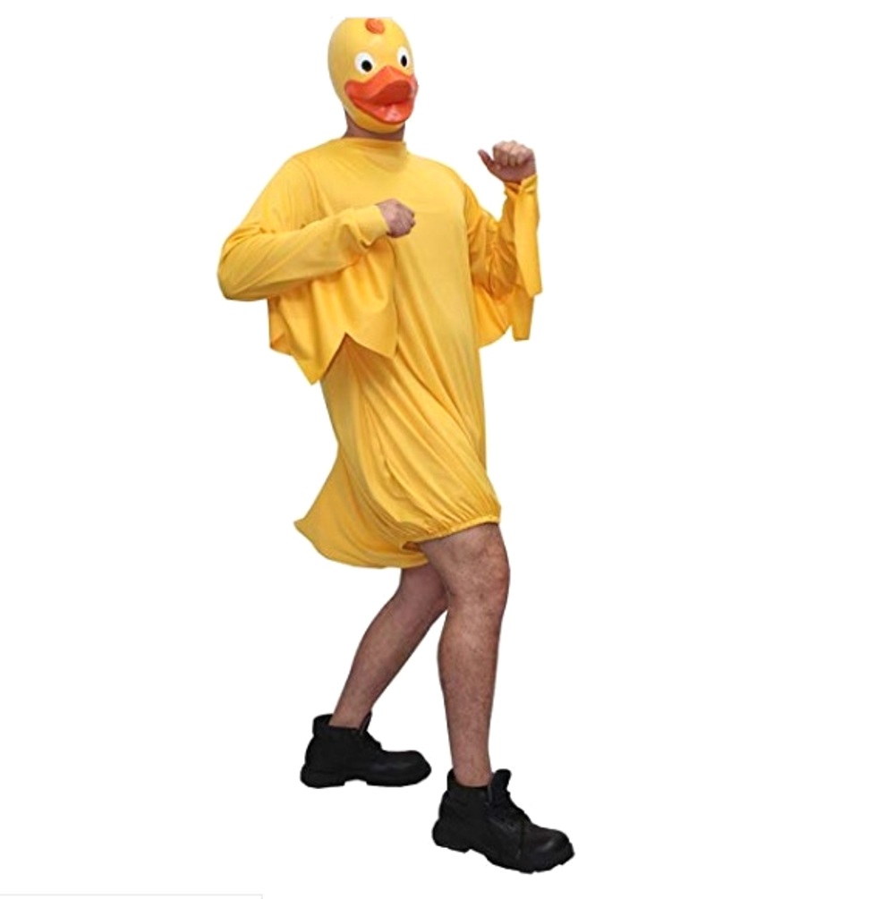 Big Yellow Rubber Ducky Adult Halloween Costume Bath Toy Bird LG eBay